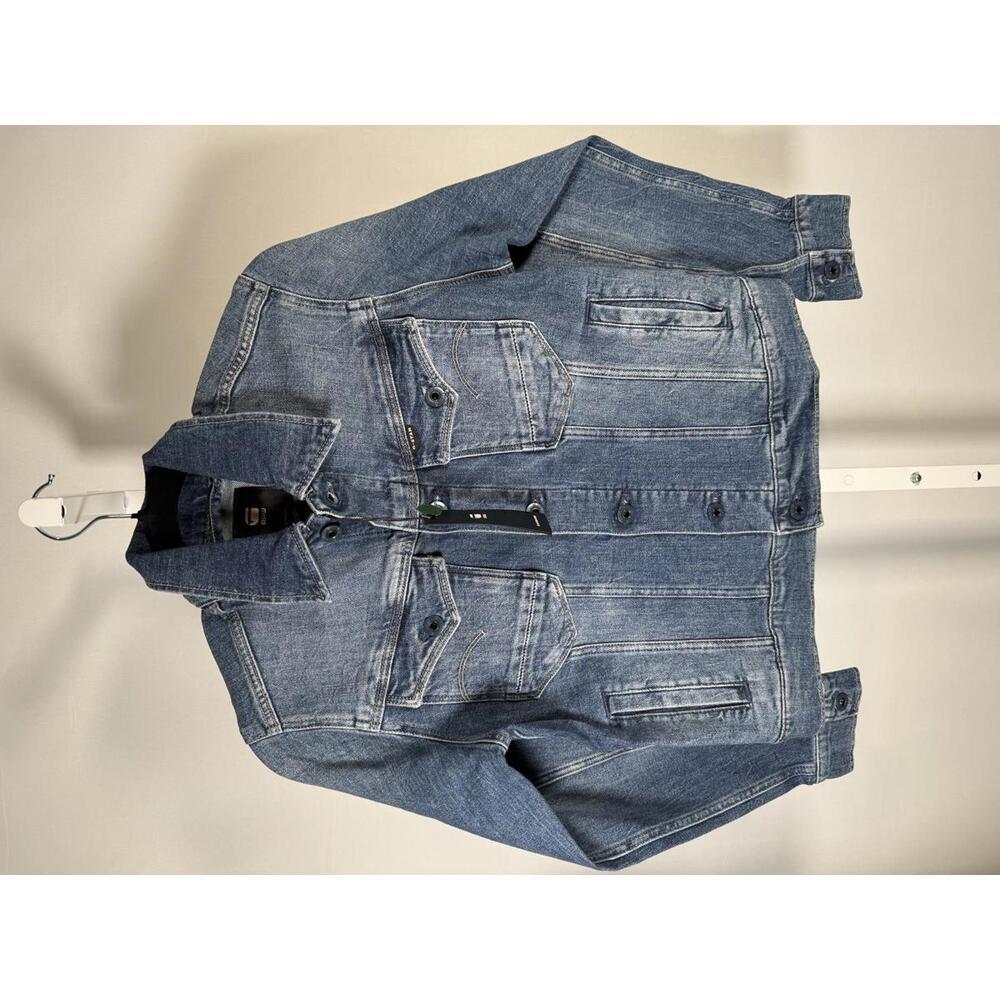 NWT G-Star RAW Arc 3D Denim Jacket Women’s Size Small Faded Santorini Stretch - Picture 4 of 9